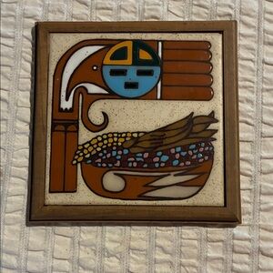 Fiesta Tiles Wooden Frame Art